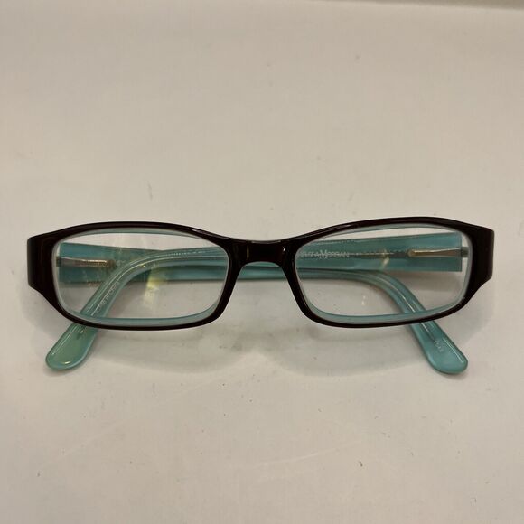Chelsea Morgan Eyeglasses CM611 BR Brown Designer Frames Only 50-16-135 - Picture 2 of 6